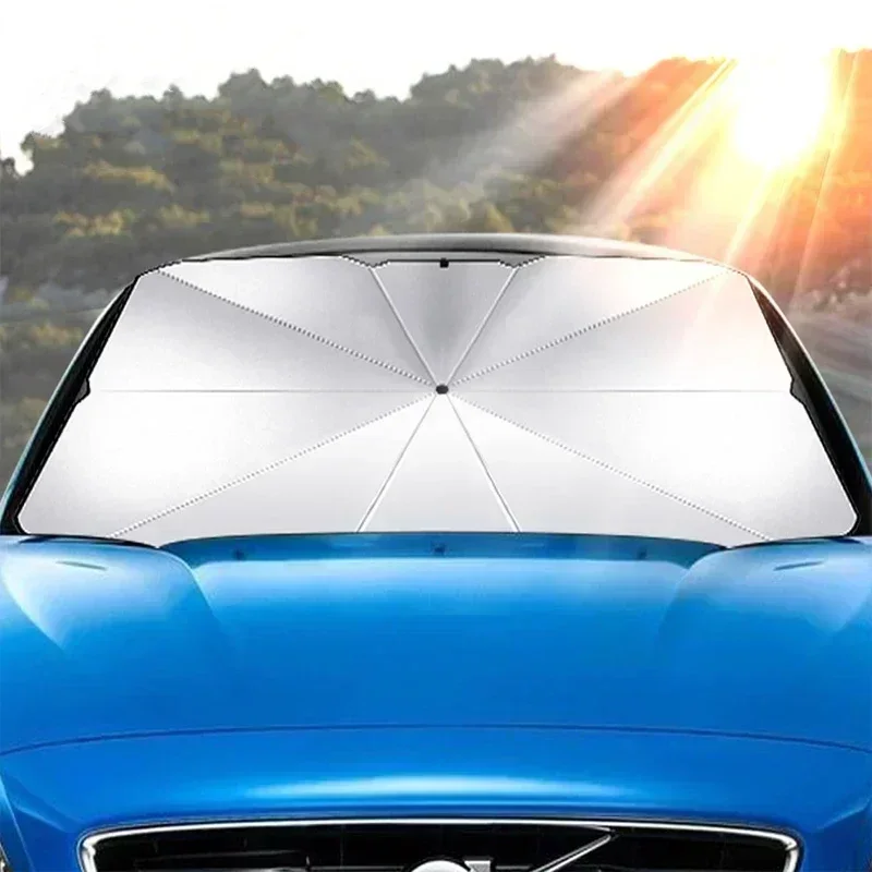 Car Umbrella Sunshade Windshie - Car Sunshade Windshield Umbrella Foldable ulasan dan harga