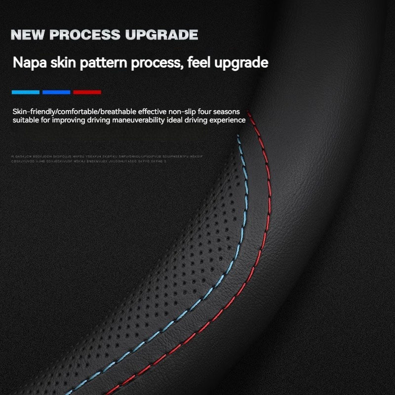 Leather Car Steering Wheel Cov - Car Steering Wheel Cover Anti Slip Breathable ulasan dan harga