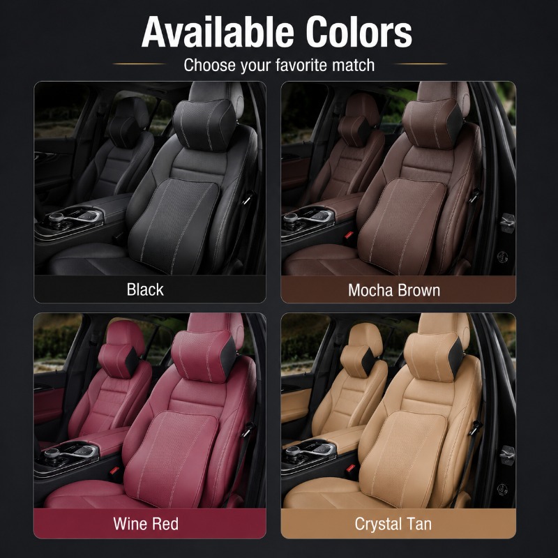 Memory Foam Car Neck Pillow Lu - Memory Foam Car Neck Pillow Lumbar Support ulasan dan harga