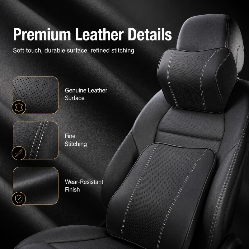 Memory Foam Car Neck Pillow Lu - Memory Foam Car Neck Pillow Lumbar Support ulasan dan harga
