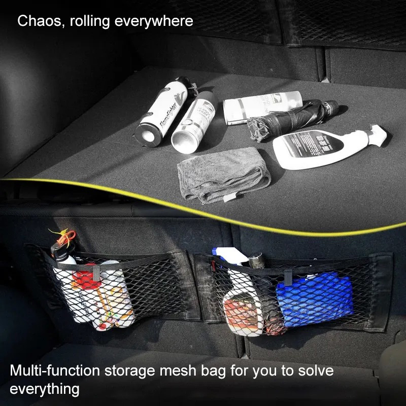 Car Back Rear Trunk Seat Elast - Car Trunk Organizer Foldable Storage Box ulasan dan harga