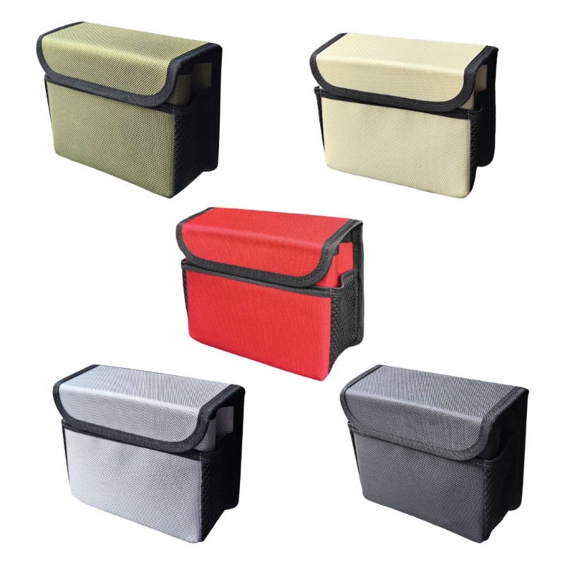 Car Back Storage Bag Trash Can - Waterproof Car Trash Can With Lid ulasan dan harga