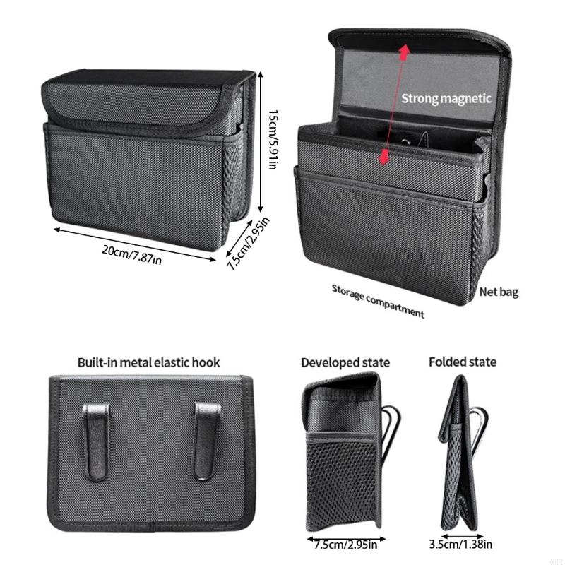 Car Back Storage Bag Trash Can - Waterproof Car Trash Can With Lid ulasan dan harga