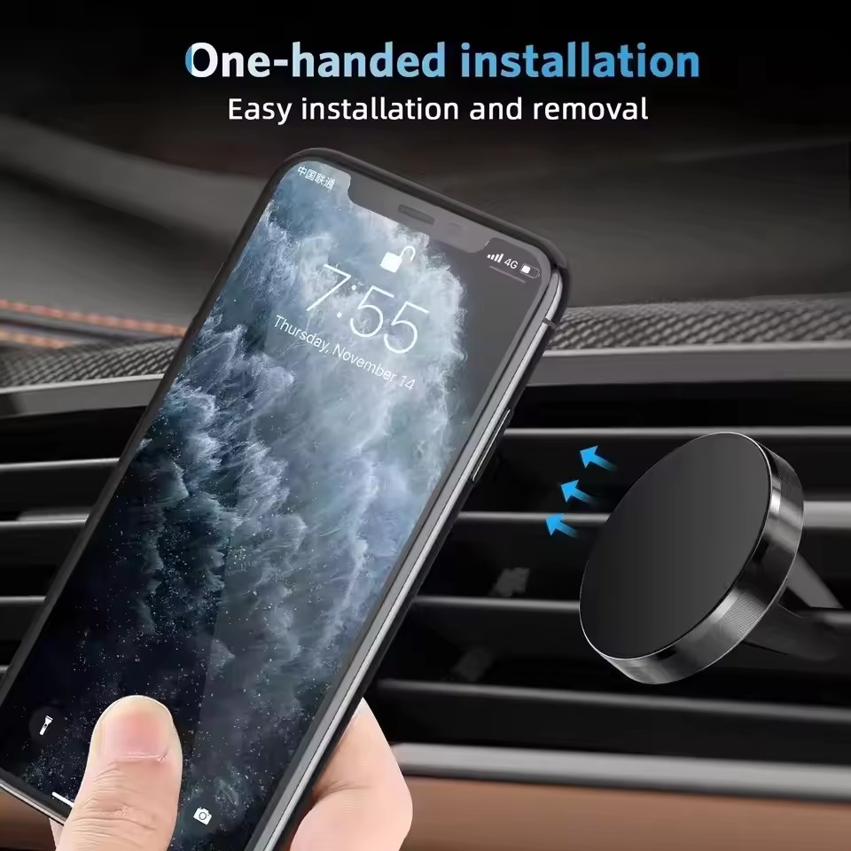 Air Vent Magnet Smartphone Mob - Magnetic Phone Holder For Car Vent ulasan dan harga