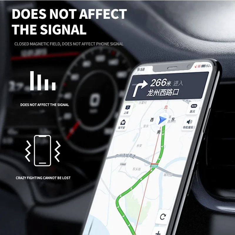 Mini Car Phone Holder Air Vent - Magnetic Phone Holder For Car Vent ulasan dan harga
