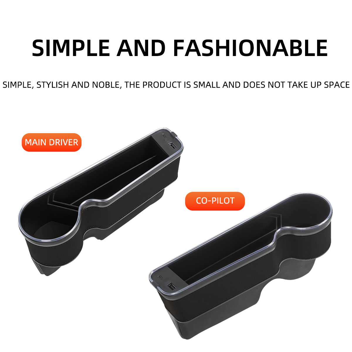 Car Seat Gap Filler Cup Holder - Seat Gap Filler Organizer With Usb Charger ulasan dan harga