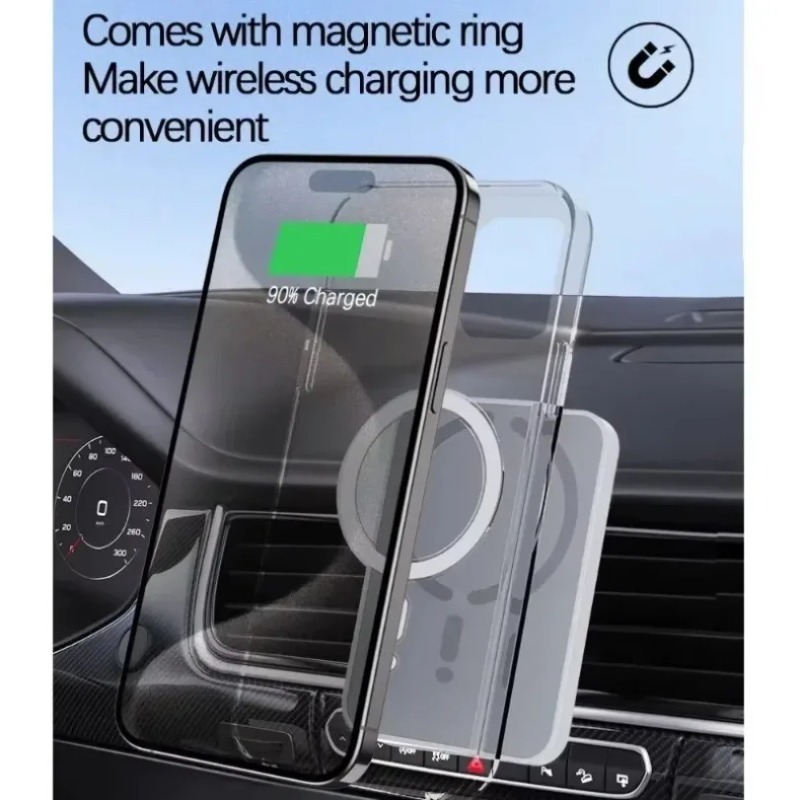 30W Magnetic Car Wireless Char - Wireless Car Charger Mount Fast Charging ulasan dan harga