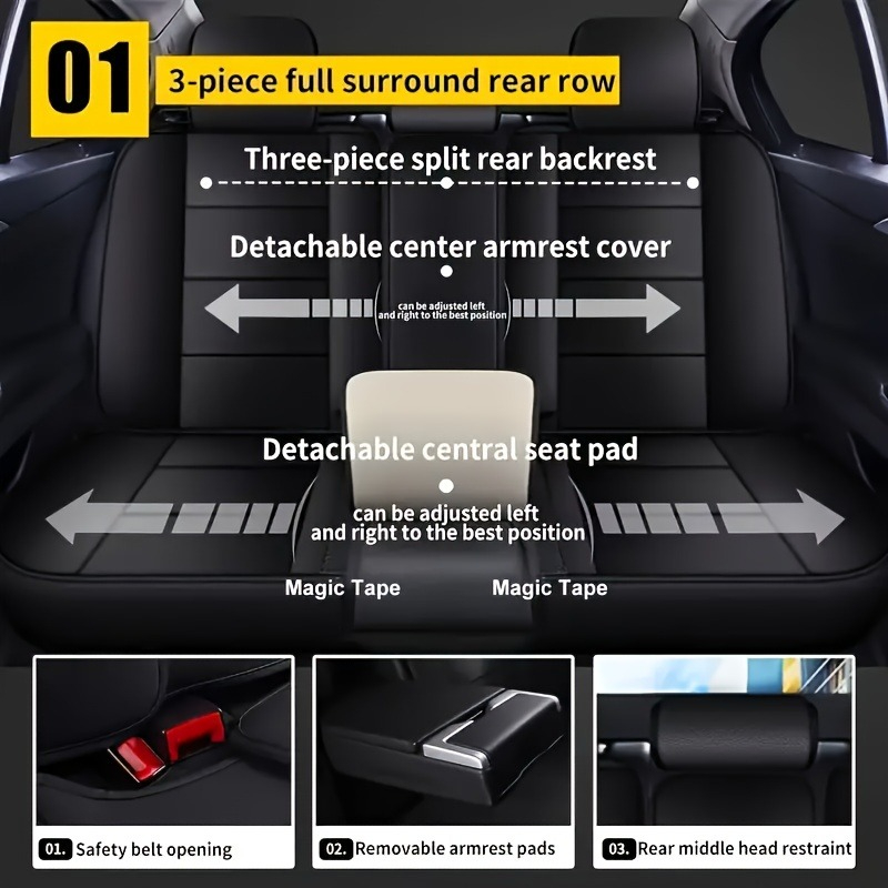 For jetour t2 dacia jogger ex3 - Leather Car Seat Covers Full Set Universal ulasan dan harga