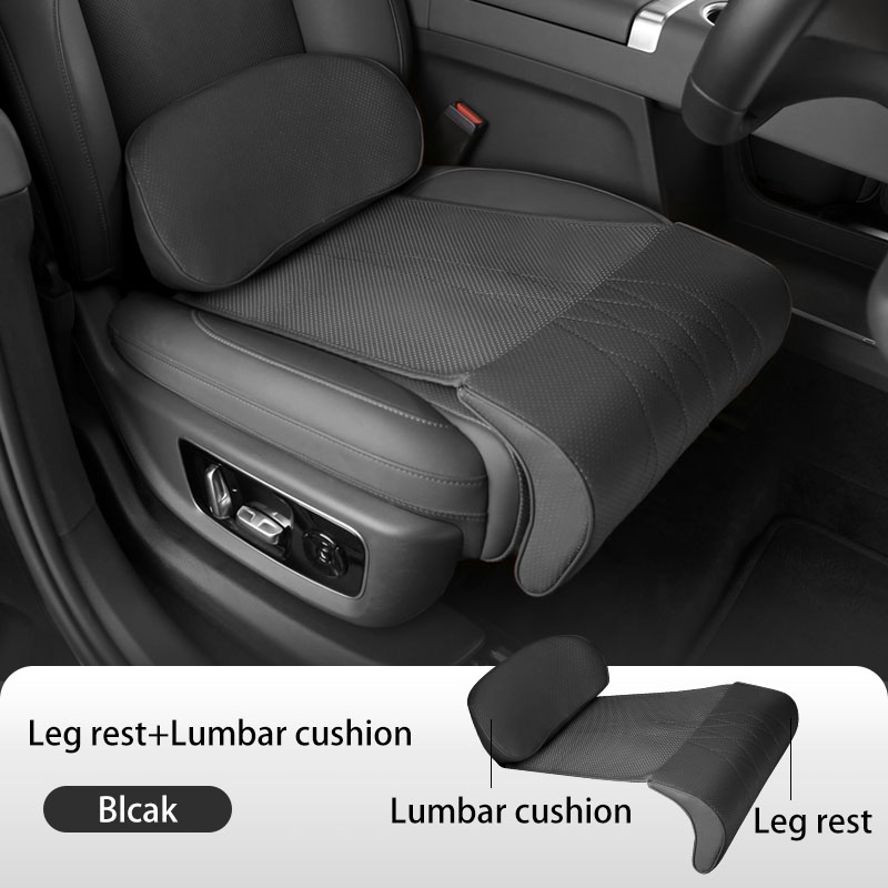 Nappa Leather Leg Support Exte - Memory Foam Car Neck Pillow Lumbar Support ulasan dan harga