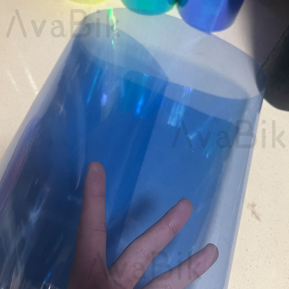 30CM Car Headlight Blue Tint F - Anti Glare Car Rearview Mirror Film ulasan dan harga