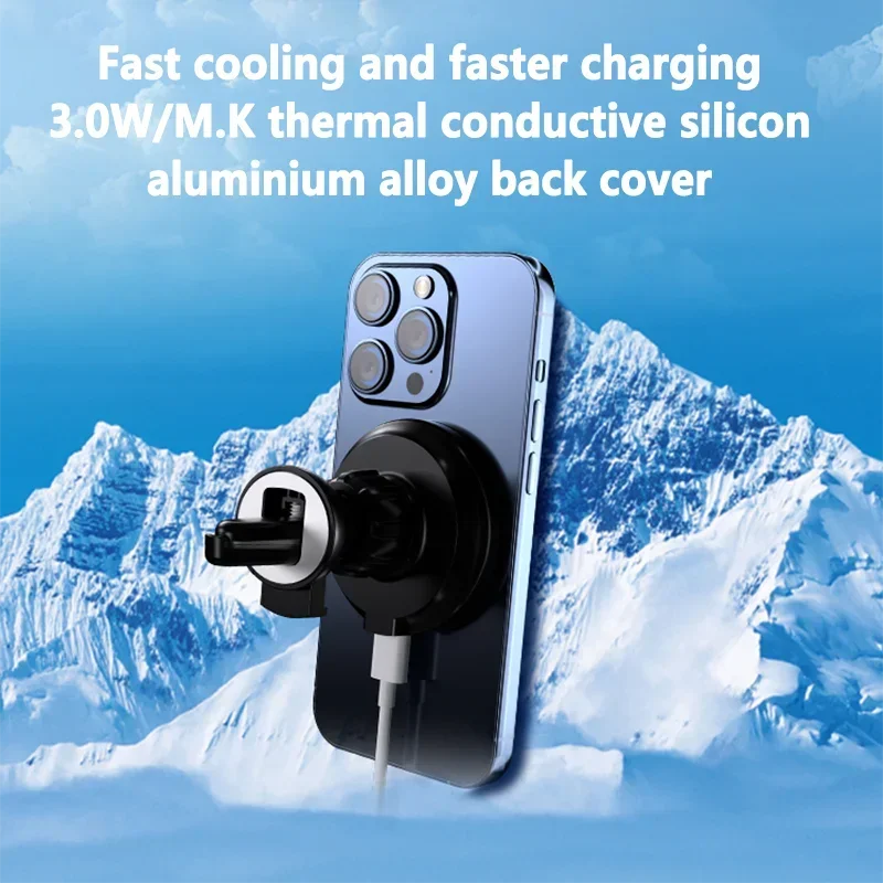 Car Air Outlet Wireless Charge - Magnetic Phone Holder For Car Vent ulasan dan harga