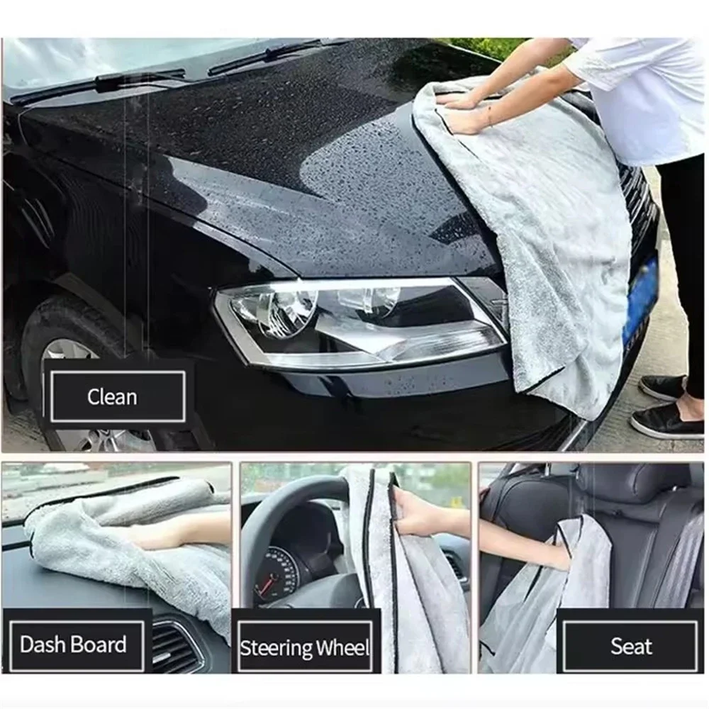 Microfiber Towel Car Wash Acce - Microfiber Car Drying Towel Super Absorbent ulasan dan harga