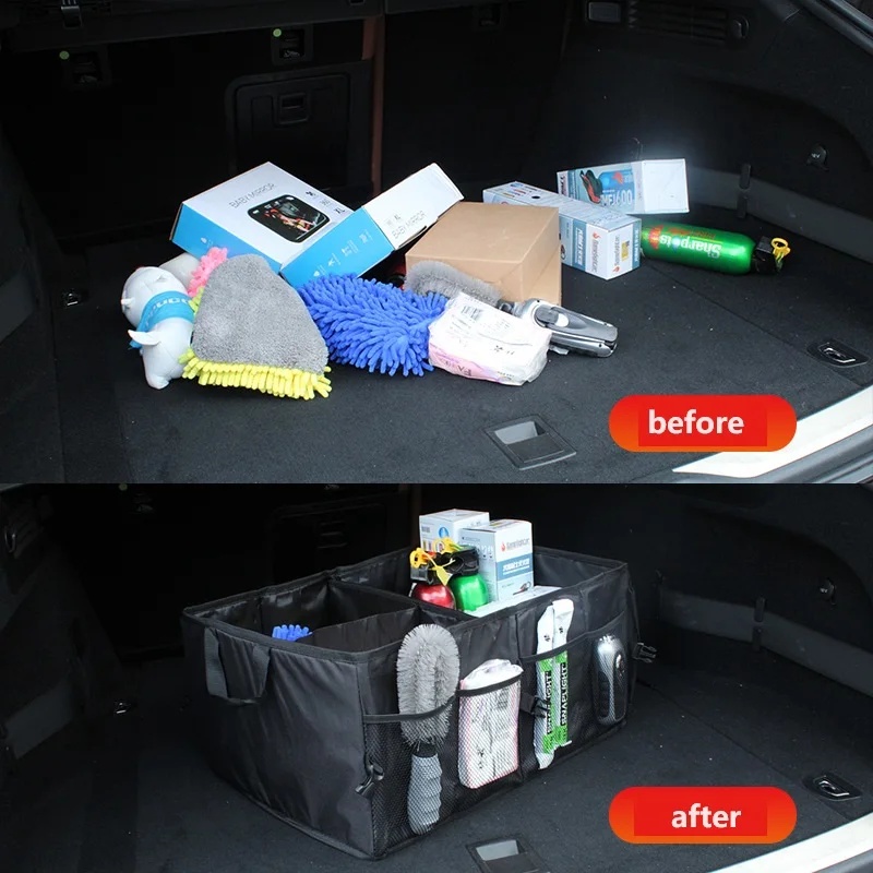 Foldable Large‑Capacity Car Tr - Car Trunk Organizer Foldable Storage Box ulasan dan harga