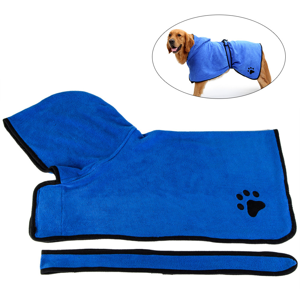 Microfiber Pet Bath Robe Dog T - Microfiber Car Drying Towel Super Absorbent ulasan dan harga
