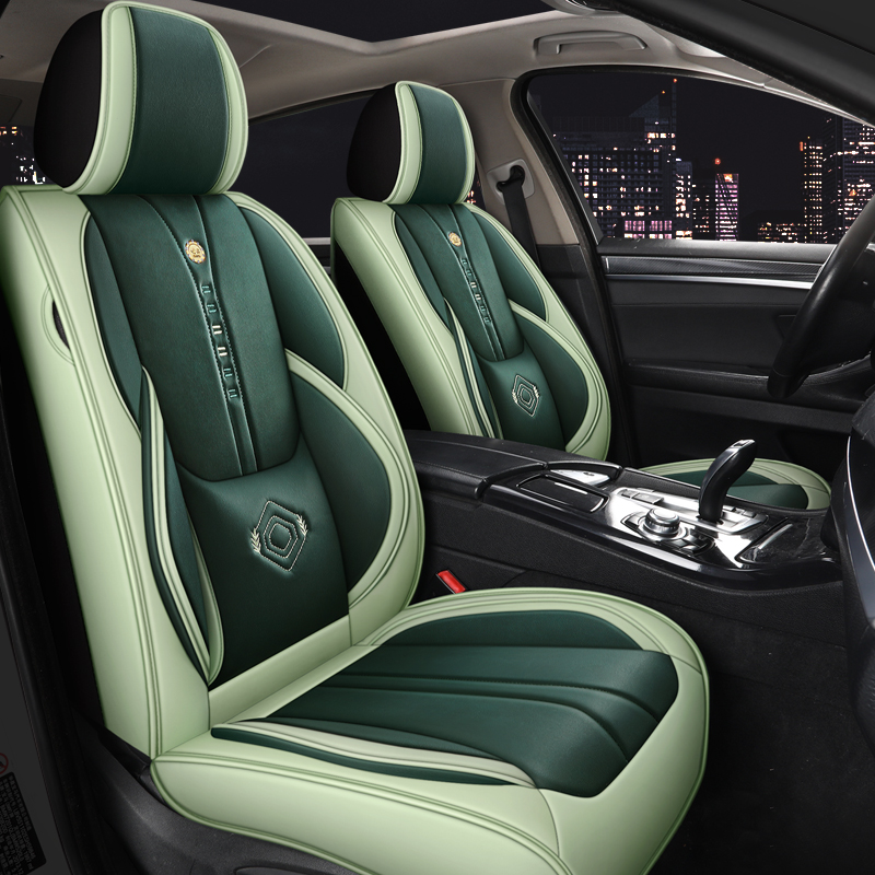 Leather Full Set Car Seat Cove - Leather Car Seat Covers Full Set Universal ulasan dan harga