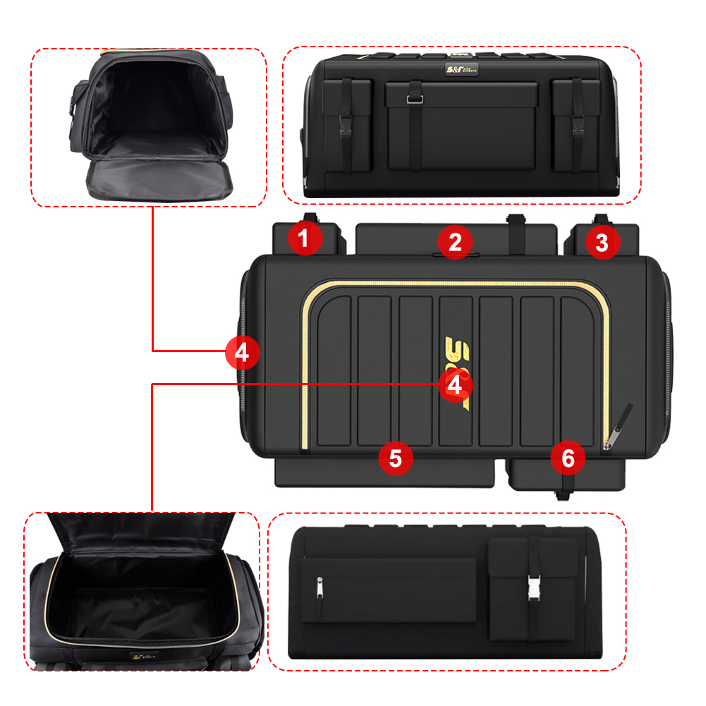 Universal Car Trunk Organizer  - Car Trunk Organizer Foldable Storage Box ulasan dan harga