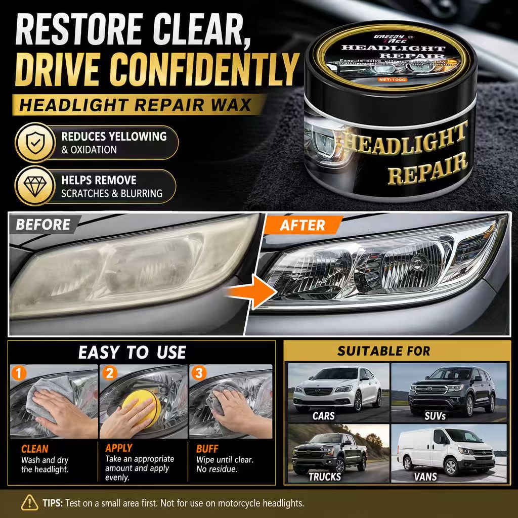 Car Headlight Repair Wax Polis - Car Scratch Repair Polishing Wax Paste ulasan dan harga