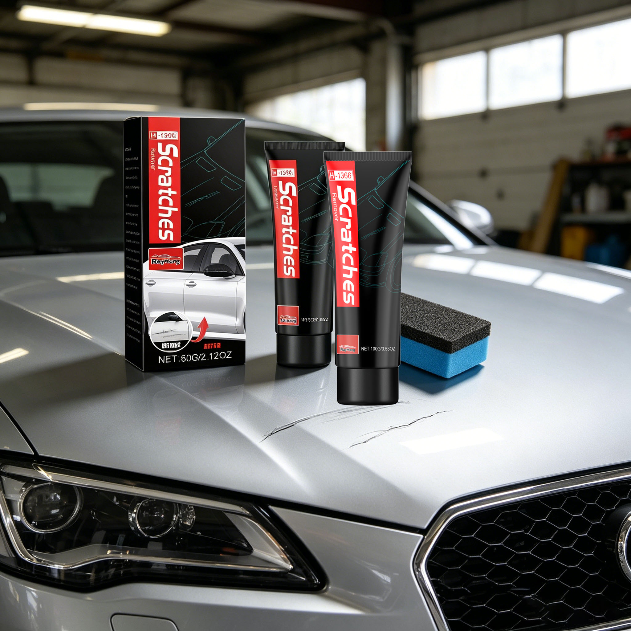 Car Scratch Removal Paste Eras - Car Scratch Repair Polishing Wax Paste ulasan dan harga
