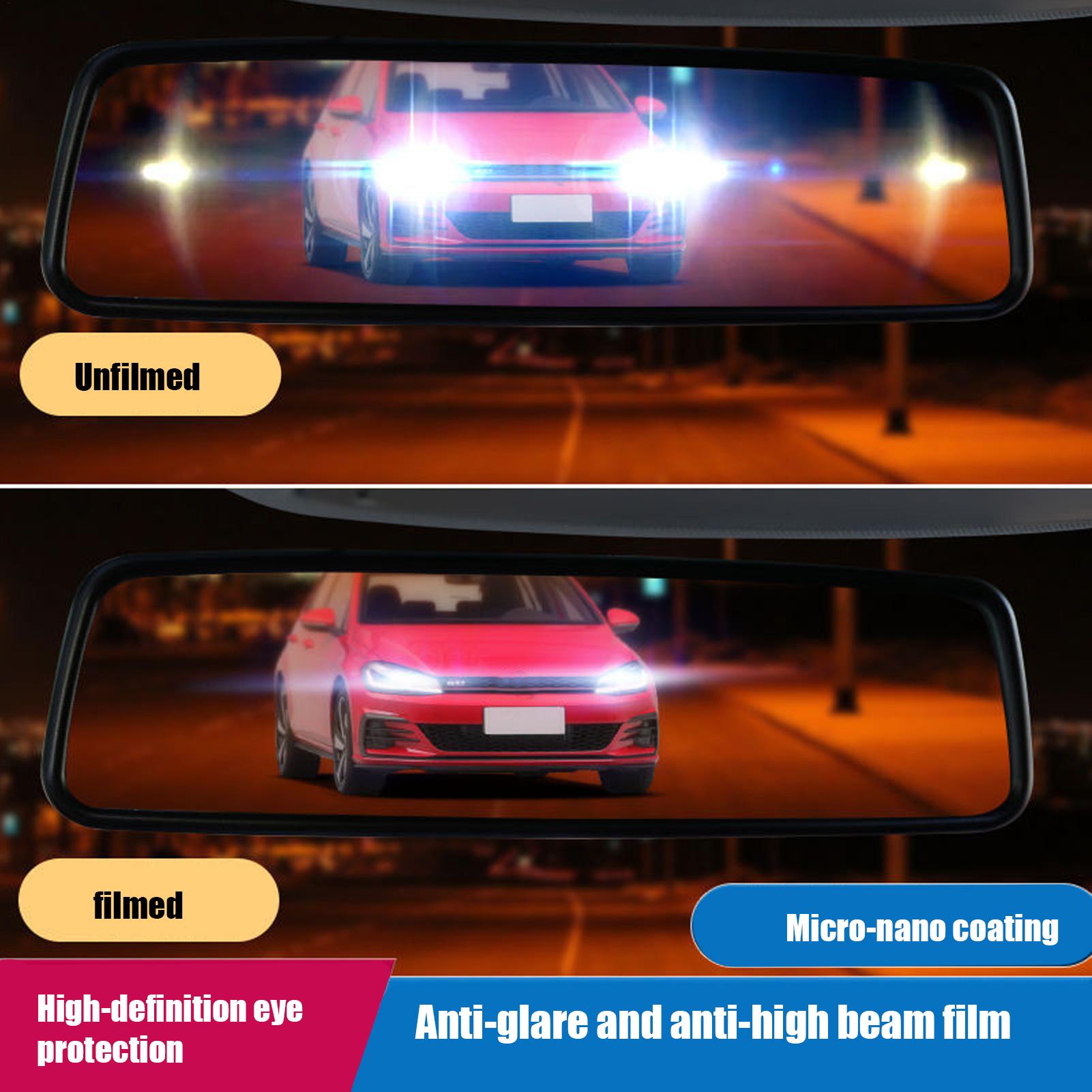 Anti-glare Car Interior Mirror - Anti Glare Car Rearview Mirror Film ulasan dan harga