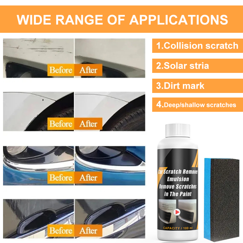 Car Scratch Remover Paint Care - Car Scratch Repair Polishing Wax Paste ulasan dan harga